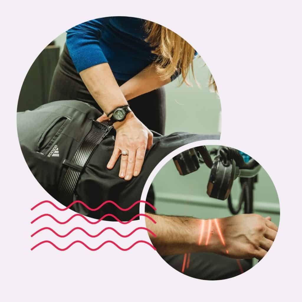 adjustment and infrared therapy